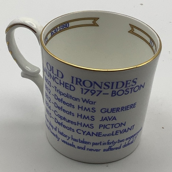 USS Constitution Commemorative Mug - White and Gold - Picture 4 of 9
